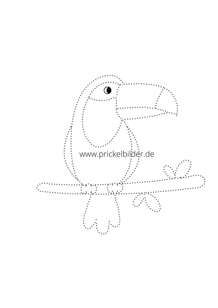 Prickelbild-kostenlos-12-Tiere-Tucan-download